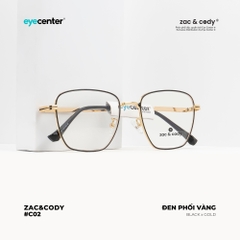 [C02] Gọng kính cận nữ chính hãng ZAC & CODY kim loại chống gỉ nhiều màu casual.02 ZC 72585 by Eye Center Vietnam