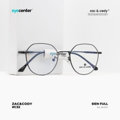 [C32] Gọng kính cận nữ chính hãng ZAC & CODY kim loại chống gỉ nhiều màu casual.32  ZC D29115 by Eye Center Vietnam