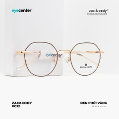 [C32] Gọng kính cận nữ chính hãng ZAC & CODY kim loại chống gỉ nhiều màu casual.32  ZC D29115 by Eye Center Vietnam