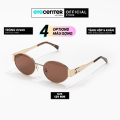 [S129] Kính mát Crystal UV chất liệu kim loại nhiều màu by Eye Center Vietnam