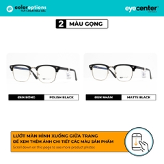 Gọng kính cận nam nữ  chính hãng STUDIO MUKU nhựa dẻo chống gãy cao cấp SM 5009 by Eye Center Vietnam