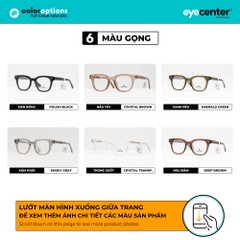 [B56][H135-6022]Gọng kính cận nam nữ  chính hãng ZAC & CODY lõi thép chống gãy cao cấp original.56 ZC H 135 by Eye Center Vietnam