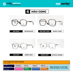 [B14] Gọng kính cận nam nữ chính hãng  ZAC & CODY kim loại chống gỉ nhiều màu thời trang original.14 ZC K0039  by Eye Center Vietnam