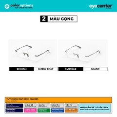[PRTI40] Gọng kính cận nam nữ không viền chất  liệu Titanium siêu bền chống gỉ by Eye Center Viettnam