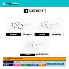 [ZA443] Gọng kính cận nữ chất liệu nhựa phối Titanium chống gỉ siêu nhẹ by Eye Center Vietnam