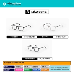 [ZA482] Gọng kính cận nam nữ chất liệu nhựa phối Titanium chống gỉ siêu nhẹ by Eye Center Vietnam