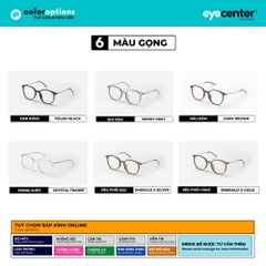 [B166] Gọng kính cận nữ chính hãng STUDIO MUKU nhựa phối kim loại by Eye Center Vietnam