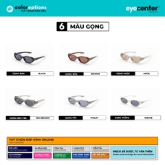 [S128] Kính mát Crystal UV nam nữ chất liệu nhựa nhiều màu by Eye Center Vietnam