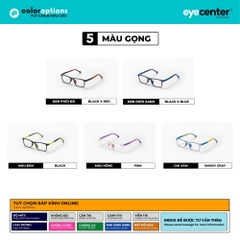 [C117] Gọng kính mắt trẻ em nhựa dẻo chống gãy siêu nhẹ nhiều màu by Eye Center Vietnam