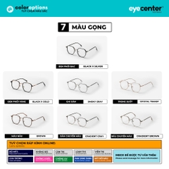 [C84] Gọng kính cận nam nữ EYECENTER nhựa phối kim loại by Eye Center Vietnam