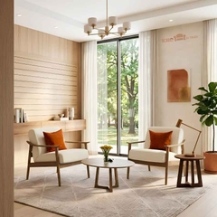 Bộ bàn ghế gỗ ASH cafe, tiếp khách BBC-52