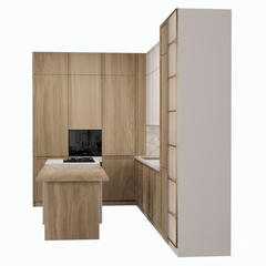 Hệ tủ bếp gỗ TB-57