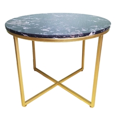 Bàn sofa chân chữ thập mặt đá gọn cho căn hộ BTS-78