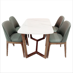 Bộ bàn ăn concorde 4 ghế grace BBA-09