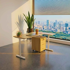 Bàn Làm Việc Chữ L Không Gian Titan BLVT19