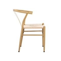 Ghế Wishbone đan dây gỗ ash GA-83