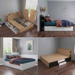 Giường Ngủ Thông Minh Tích Hợp Hộc Kéo GNG-140S