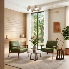 Bộ bàn ghế gỗ ASH cafe, tiếp khách BBC-52