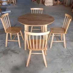 Bộ Bàn Ghế Cafe Sân Vườn Gỗ Cao Su BBC-51