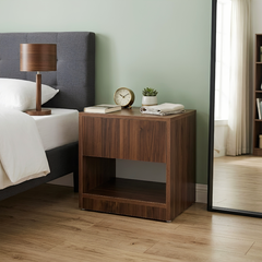 Kệ đầu giường phòng ngủ đẹp bằng gỗ MDF TAB-06