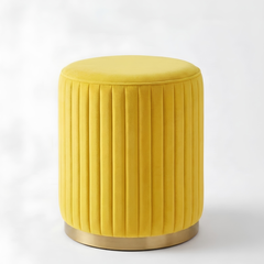 Ghế đôn bọc nỉ hình hoa DON-04