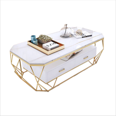 Bàn trà mặt đá có ngăn kéo cao cấp BTS-51