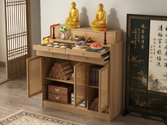 Tủ Thờ Gỗ Đan Mây TT-04
