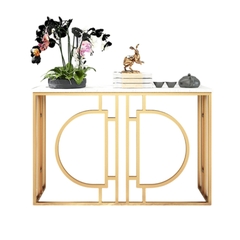 Bàn console chân sắt mặt đá BCL-07