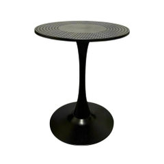 Bàn cafe chân tuylip mặt nhựa lỗ BCF-13