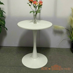 Bàn cafe chân tuylip mặt nhựa lỗ BCF-13