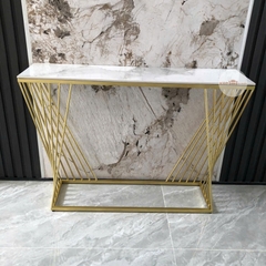 Bàn console chân sắt kết hợp mặt đá hiện đại BCL-12