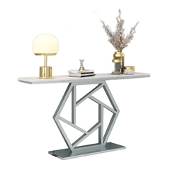 Bàn console chân sắt mặt đá 300x1200x850mm BCL-39