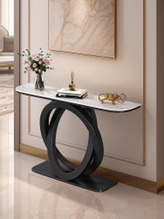 Bàn console trang trí 2 hình tròn lồng nhau BCL-25