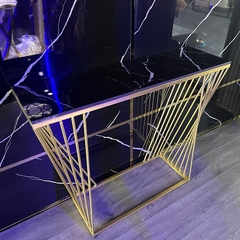 Bàn console chân sắt kết hợp mặt đá hiện đại BCL-12