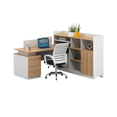 Bàn máy tính văn phòng thiết kế chữ L NV-004