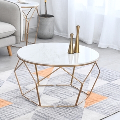 Bàn sofa mặt đá cho phòng khách nhỏ BTS-09