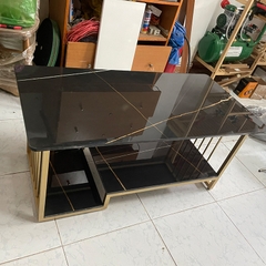 Bàn sofa mặt đá chữ nhật 3 tầng sang trọng BTS-14