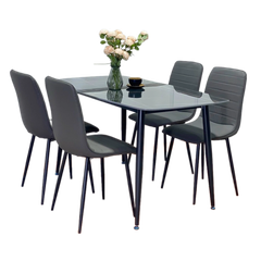 Bộ bàn ăn 4 ghế mặt đá giá rẻ BBA-07