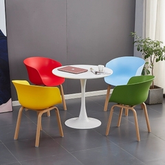 Bộ bàn cafe tulip và 4 ghế HAY nhập khẩu BBC-49