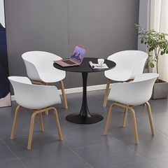 Bộ bàn cafe tulip và 4 ghế HAY nhập khẩu BBC-49