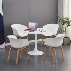 Bộ bàn cafe tulip và 4 ghế HAY nhập khẩu BBC-49