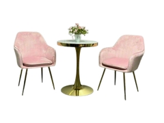 Bộ bàn tiếp khách showroom sang trọng 2 ghế BBC-18