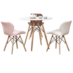 Bộ bàn tròn 3 ghế tiếp khách lễ tân hiện đại BBC-26