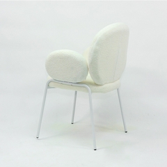 Ghế ăn bọc vải lông cừu GA-28