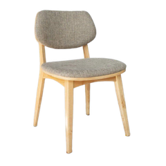 Ghế ăn - ghế cho quán cafe Venus gỗ cao su bọc nệm GG-04