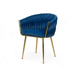 Ghế ăn khung mạ vàng sang trọng GA-685