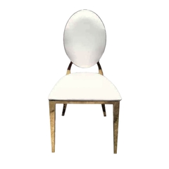 Ghế Ăn Louis Inox Mạ Vàng Nhập Khẩu GA-65