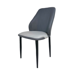 Ghế ăn nhập khẩu hiện đại bọc da chân sắt sơn tĩnh điện GA-78