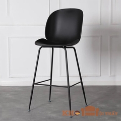 Ghế quầy bar nhựa chân thép Beetle GBB-22