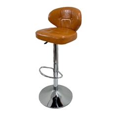 Ghế bar bọc da thắt eo chân trụ nâng hạ GBB-47